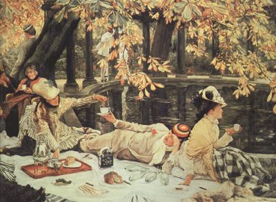 James Tissot Holiday (The Picnic) (nn03) china oil painting image